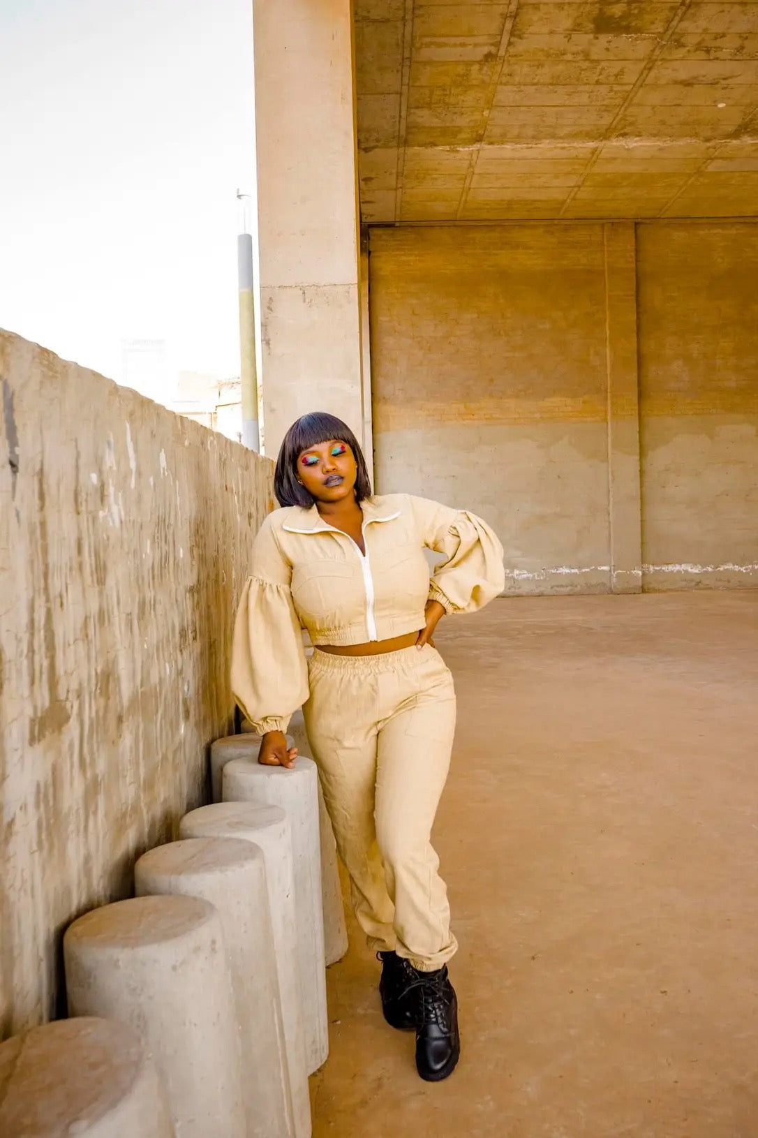 Linen 2 Piece full length shot
